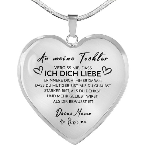 Divesart - Herz Halskette - An meine Tochter von Mama